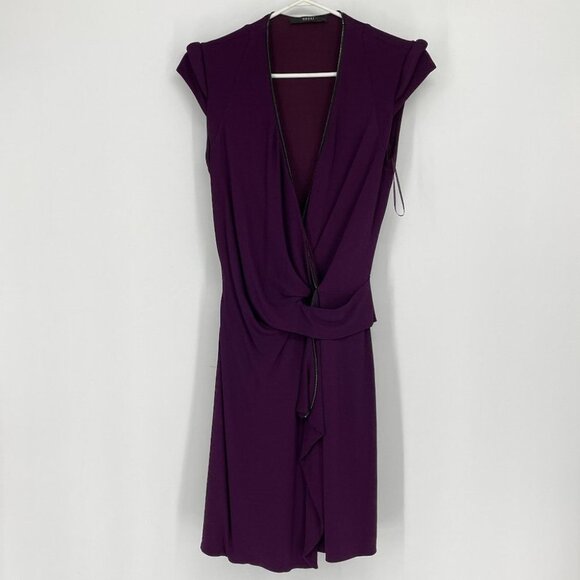 Gucci Purple Zipper cap sleeve sheath mini dress - Picture 4 of 16